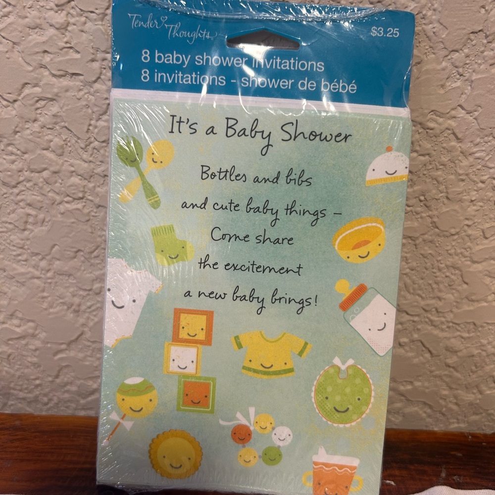 Baby Shower Invitations! 4 pks for $5, 36 Cards and Envelopes-mix/match - Picture 6 of 10
